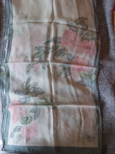 Foulard Cacharel Anais Anais Seta Pura 45× 150 - Foto 7 di 7