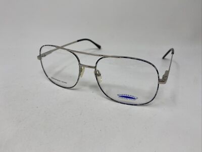 EYE Q EYEGLASSES RUSSELL GREY SILVER  MP 63/18/155 LARGE FLEX HINGE &J69