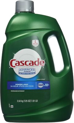 NEW Cascade Advanced Power Platinum Dishwashing Detergent Dawn Dish Soap 125 oz