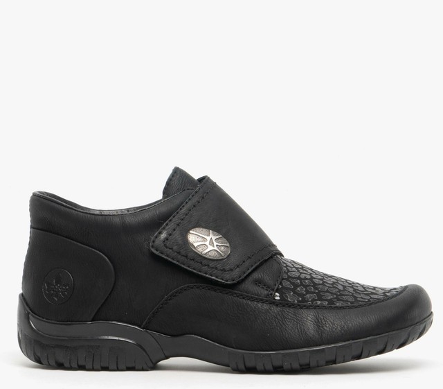 rieker ladies black shoes