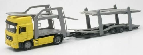 Voitures, camions et fourgons miniatures jaunes