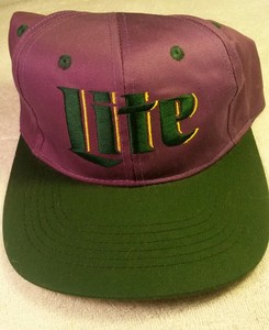vintage miller lite hat