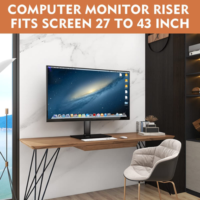 Single Monitor Stand Freestanding 27 43 