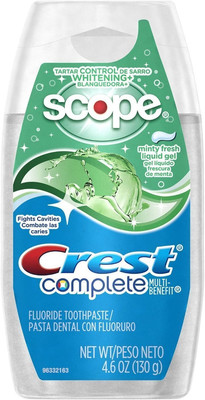 Complete Tartar Control Whitening plus Scope Liquid Gel - Minty Fresh 4.6 Ounces