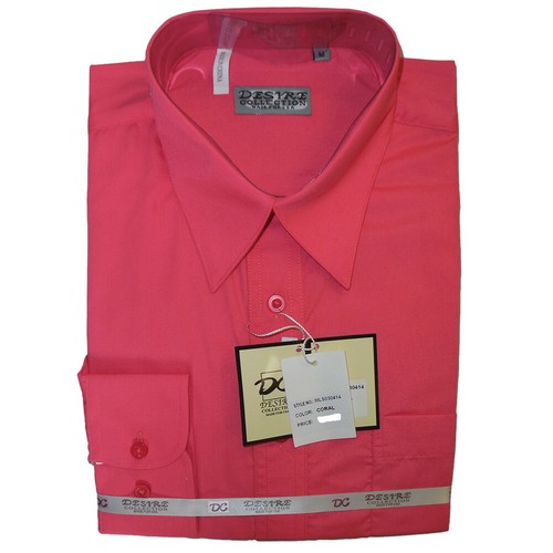 Camisa de vestir de bolsillo de bolsillo Desire Collection manga larga para hombre - Imagen 52 de 148