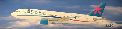 First Choice Airways Airbus A320 Push Fit Modell 1:200 Maßstab - Neu und verpackt