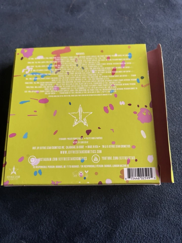 Jeffree Star Mini Breaker Eyeshadow Pressed Pigment Palette Brand New - Image 4 of 4
