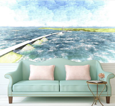 3D Painting Figure ZHUA651 Wallpaper Wall Murals Removable Self-adhesive Amy