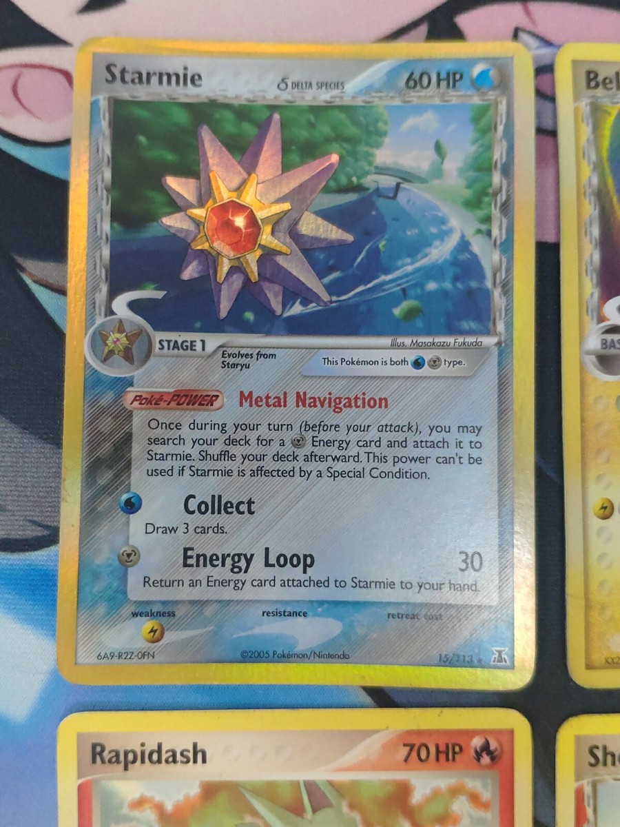 ex delta species pokemon cards Bundle Of 4 Vintage Ex Delta Species Pokémon Cards 2005