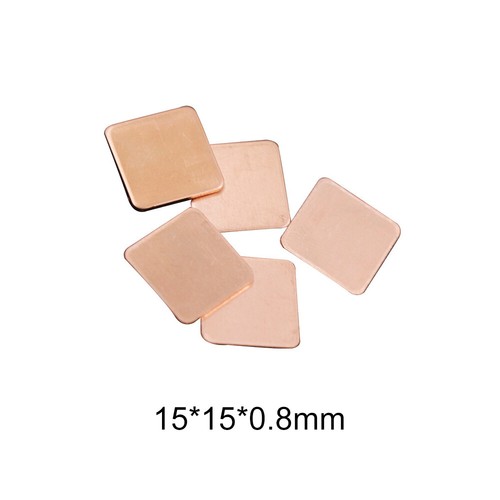 10PCS Pure Copper Heat Sink Radiator For Computer CPU 0.1-2MM 15*15/20*20mm - Picture 18 of 28