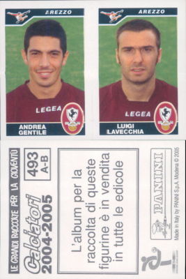 CALCIATORI PANINI 2004-05 - Figur Nummer 493 *NEU