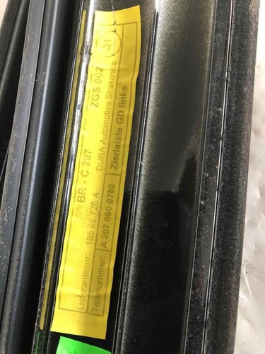 2012 MERCEDES BENZ C250 Roof Overhead Moulding Trim Left & Right Side OEM - Picture 4 of 12