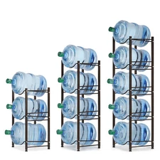 3/4/5 Tier Water Jug Holder 5 Gallon Water Bottle Holder Storage Rack Shelves