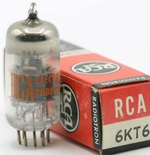 6KT6 TUBE RCA TESTED & BOXED VINTAGE COMMERCIAL SURPLUS