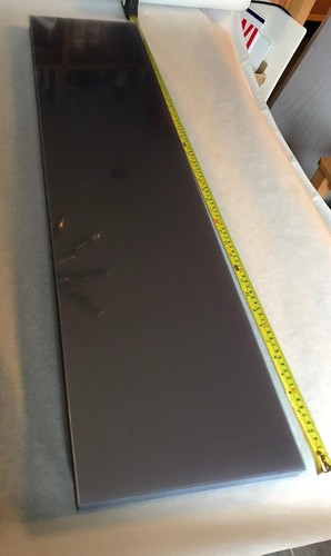 10 x Clear Transparent PVC Plastic Sheet 1040x250x0.6mm Model Making, Art, Craft - Picture 2 of 7
