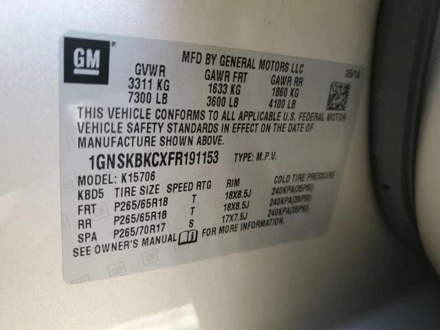 Chevrolet Tahoe 2015 montaje de caja de transferencia OEM 402206 160 k millas marrón Foto 2 de 4