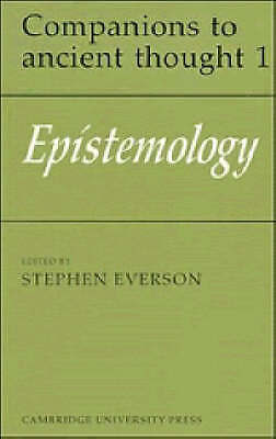 Epistemology Everson Paperback Cambridge University Press 9780521349697