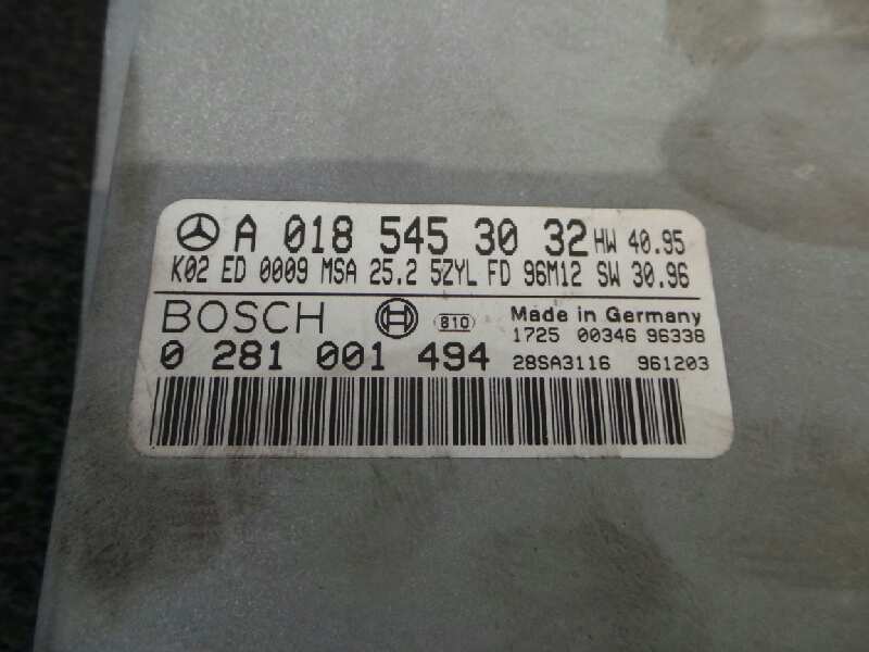 0281001494 - A0185453032 ECU ENGINE CONTROL / BOSCH / EDC14 