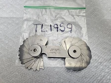 FUJIKOGA RADIUS GAGE #RG-NO. 178B MADE IN JAPAN STAINLESS STEEL (TL1959)