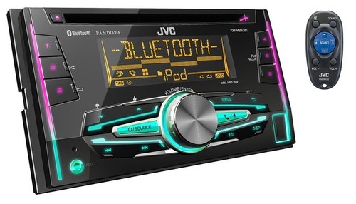 JVC Refurbished KWR910BT Double DIN InDash Car Stereo Receiver w Bluetooth