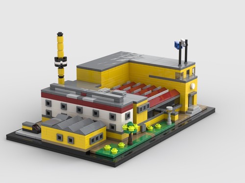 Fagus Werk Unesco MOC Unikat Custom zum Bau aus LEGO©-Steinen/ Klemmbausteinen - Bild 2 von 5
