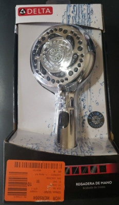 Delta 7-Spray Wall Mount Handheld Shower Head in Chrome | eBay