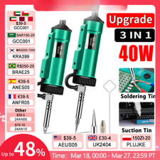 40W Desoldering Machine Electric Soldering Iron Suction Tin Sucker Vacuum Gun