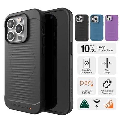 OFFICIAL GENUINE ZAGG GEAR4 Havana Case For iPhone 14 13 Pro Max Plus Slim  Cover UK