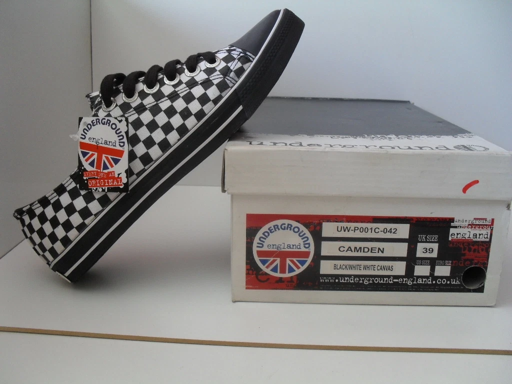 ENGLISH Brand UNDERGROUND UNISEX Shoes Size.39 NEW 89.90