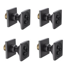 Wall Mount Shower Body Spray Jets 4 PCS Gray Body Sprayer Square Brass G1/2"