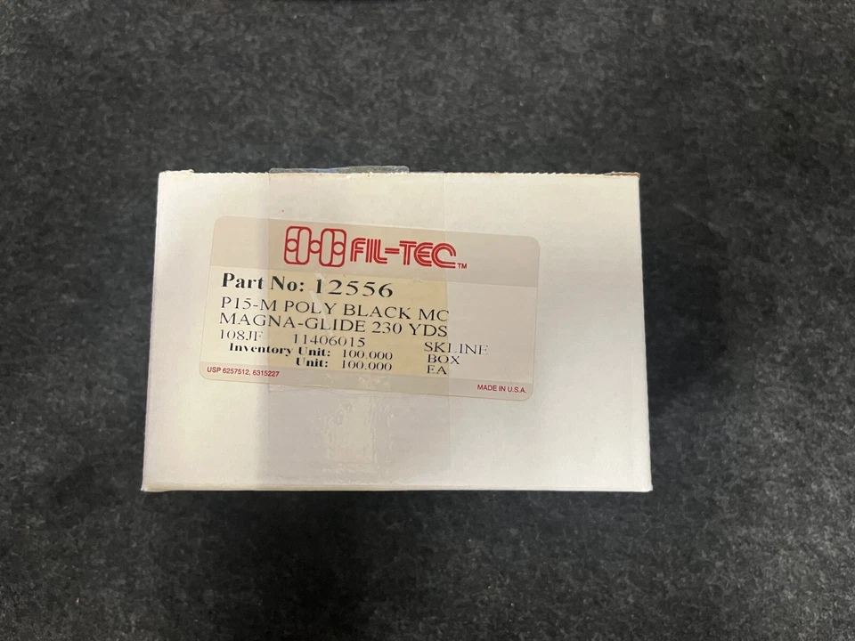 Fil-Tec Black Embroidery Bobbins JUMBO M-Size: Tajima, Barudan, Brother, Happy - Image 2 of 3