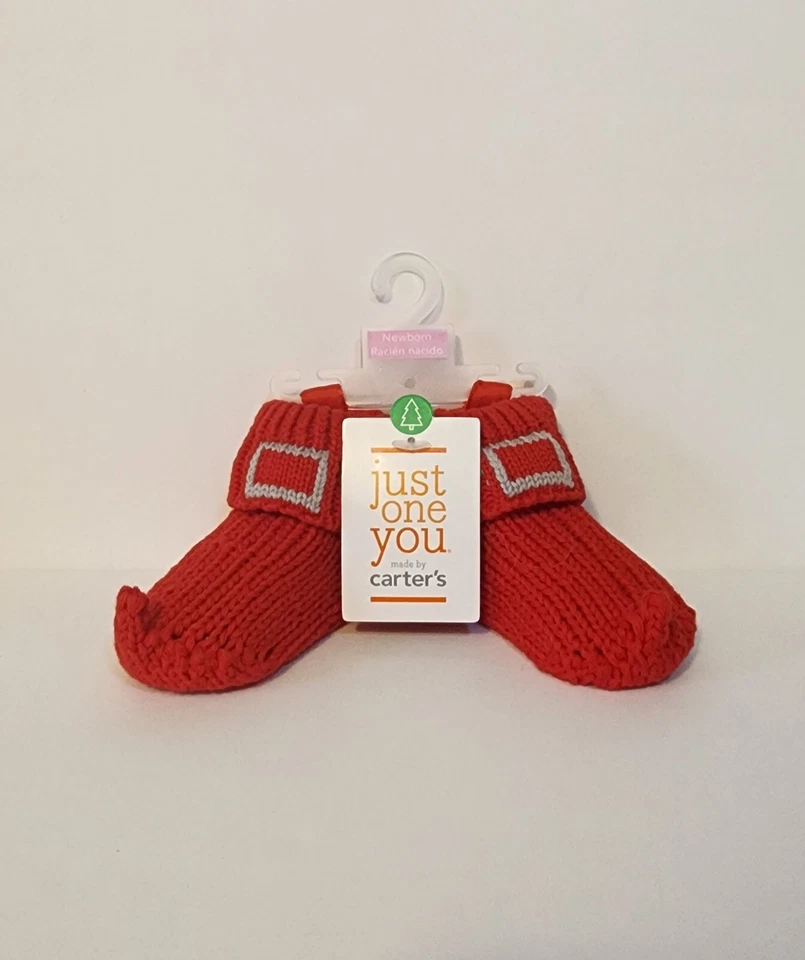 Sombrero y botines de Papá Noel infantil Carters talla 0-3 meses Foto 2 de 4