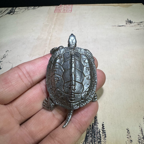 123g Ancient Chinese Handcrafted cupronickel Exquisite tortoise statues gift s30