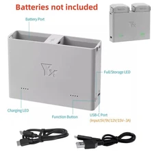 For MINI 4 pro/3/3 pro Drone Accessories 2-way Charger Battery Charging Station