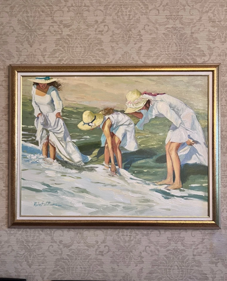 Robert Williams - "Shell Beach", Oil On Canvas, Framed, 1994, 36x26. MINT!!! - Image 2 of 4