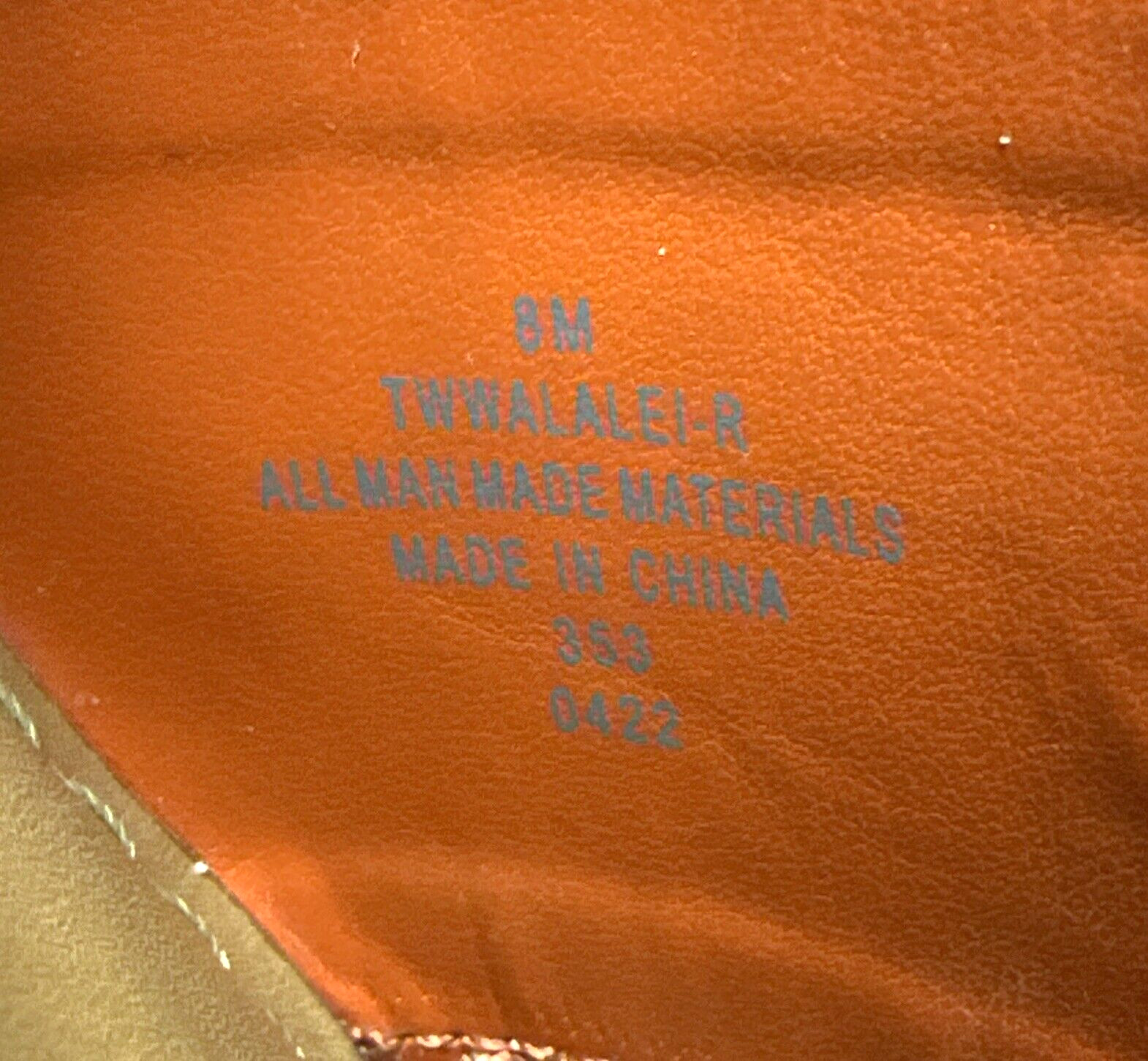 Tommy Hilfiger Walalei Orange Branded Wedge Heel Sandals Womens Size 8M thumbnail 9