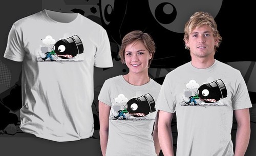 Luigi Mario Hulk Avengers Always Angry SMASH Mashup Satire Teefury Men Shirt - Picture 2 of 2
