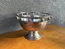 Larry Laslo Design Moderne Bowl Mcm Mid Century Deco Silverplate