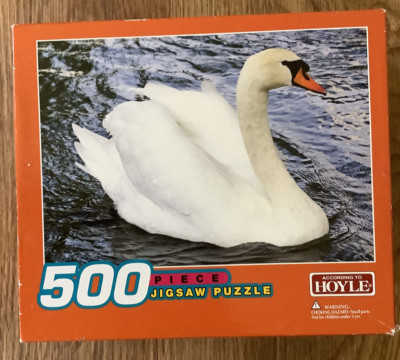 500 piece puzzle Swan on lake