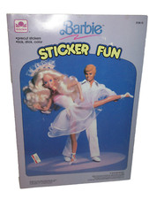 Vintage 90's BARBIE STICKER FUN Book Unused   B8 .