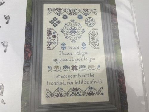 My Big Toe Designs Quaker Peace Counted Cross Stitch Pattern Religious - Picture 2 of 3