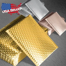 9"x12" Metallic Poly Bubble Mailers Shipping Mailing Padded Bags Envelopes