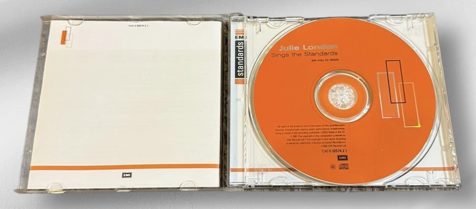 Sings the Standards by Julie London (CD, Apr-2001) Classic Pop Dixie McCall Foto 3 de 4