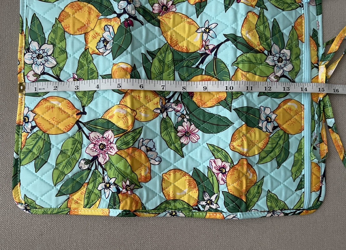 Vera Bradley Curling Flat Iron Cover Case Lemon Grove Travel 