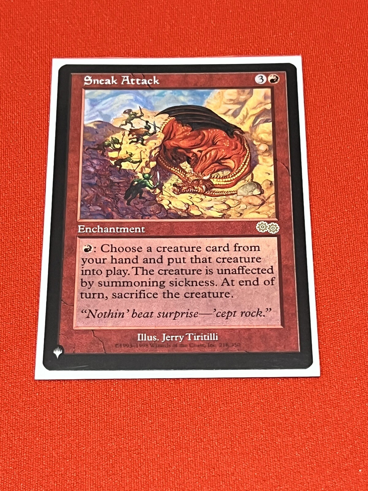MTG Sneak Attack - Urza's Saga 218/350 Regular Rare NM