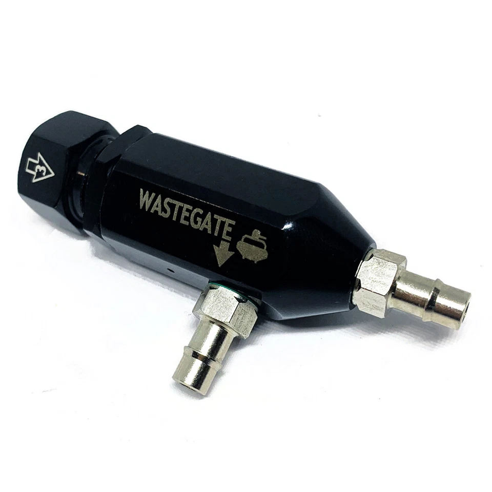 KIT Controlador Boost Manual NEGRO Turbo MBC 0-30PSI con Boost Gauge y Montaje Foto 4 de 4