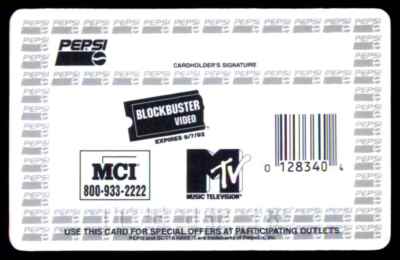1990 Vintage Pepsi Membership Card Gotta Have It | eBay