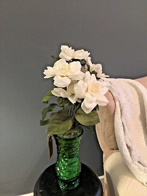Two Very Pretty & Simple Custom Greenery Faux Potted Plant & Floral Arrangement