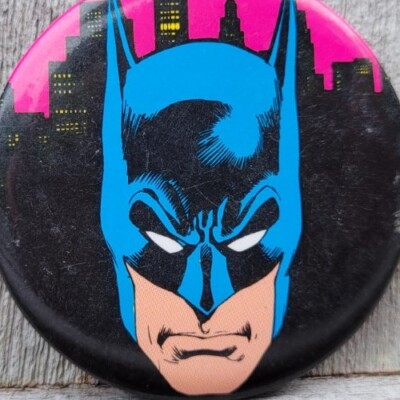 1989 Batman Button Vintage Pin back DC comics Retro Pop Culture | eBay