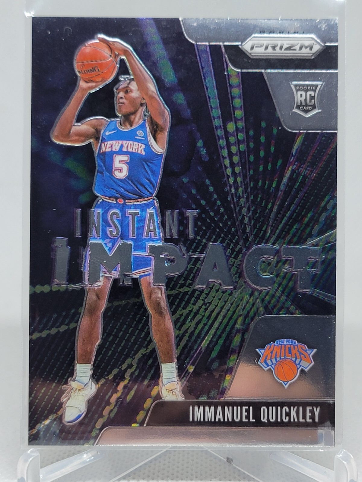 IMMANUEL QUICKLEY 2020-21 Panini Prizm INSTANT IMPACT RC Insert #20 ...